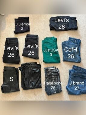 Multiple women’s pants